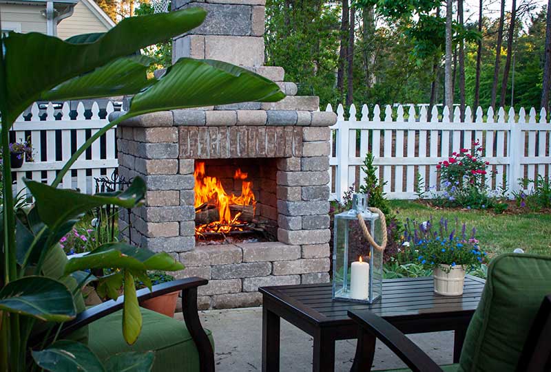 Outdoor Fireplace In Murrieta CA